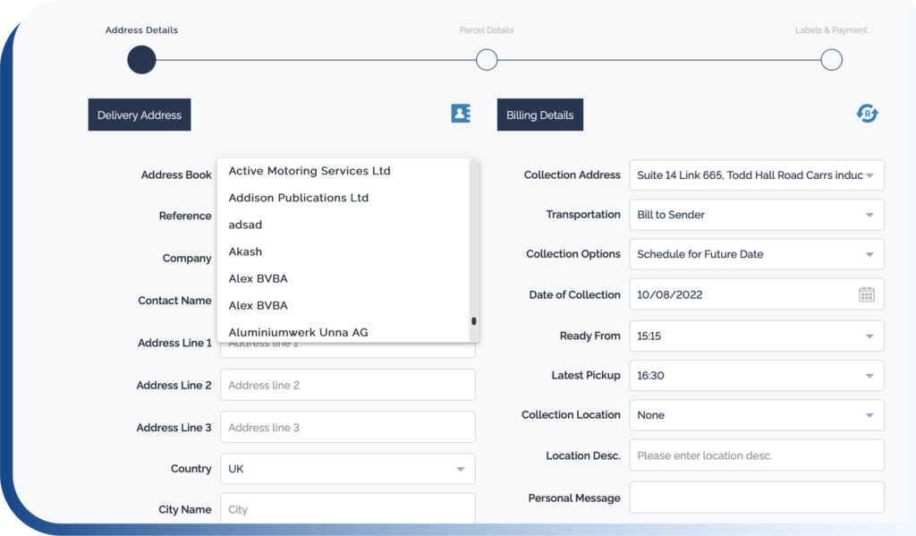 Image of Shipping Portal